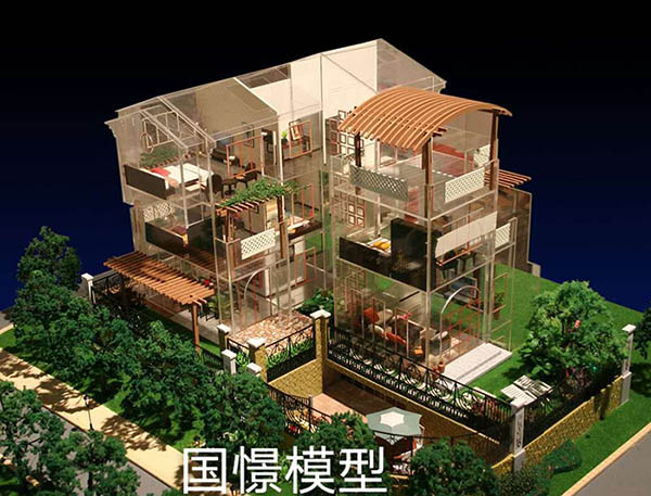 宣汉县建筑模型