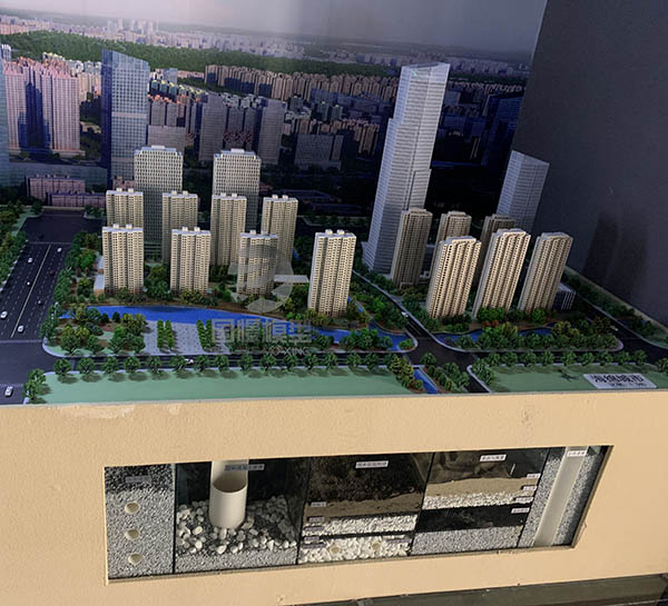 宣汉县建筑模型